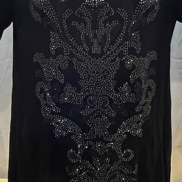 APT 9 TOP WITH RHINESTONE DESIGN NWOT SZ L - Picture 4 of 5